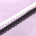 Puntilla elástica decorativa 1cm