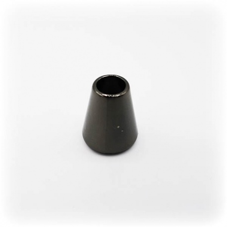 Terminal decorativo metálico para cordón - espiral