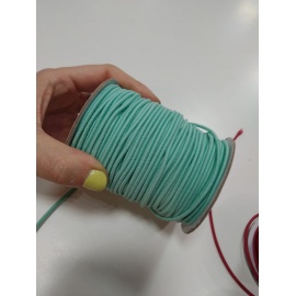 Cordón de goma elástica de 2mm COLORES
