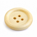 Botón clásico de madera de 2cm