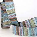 Cinta para bolsos tejida con trasera en polipiel, 25mm ancho