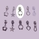 Cursor decorativo para cremallera continua ANCHA de 6mm