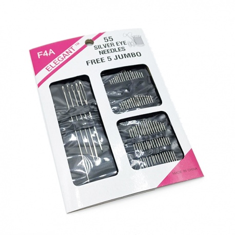 Pack de 55 agujas variadas