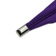 Terminal para cremalleras plateado