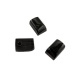Terminal para cremalleras plateado