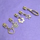 Colección VINTAGE cursor decorativo para cremallera fina (3mm)