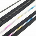 Cremallera continua ANCHA (5mm) efecto metal