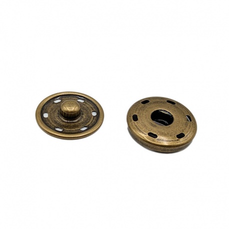 Snap metálico grande (3cm) para coser