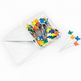 Alfileres con cabeza de mariposa