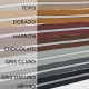 Cremalleras IRO SILVER efecto metalizado