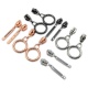 Cursor decorativo PLUMA para cremallera continua de 6mm (IRO)