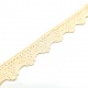 Puntilla no elástica de algodón de 1,8cm
