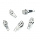 Cursor metálico para cremallera continua ANCHA de 6mm