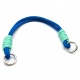 Asa de mano/ colgante de bolso bicolor de 33cm