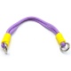 Asa de mano/ colgante de bolso bicolor de 33cm