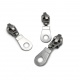 Cursor decorativo libre para cremallera continua de nylon de 5mm (ancha normal y efecto metal)
