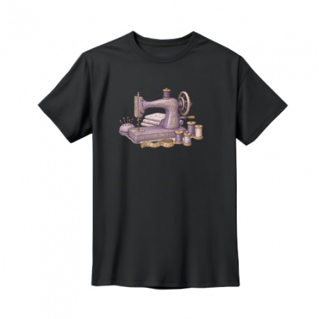 Camiseta estampado costura