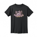 Camiseta estampado costura