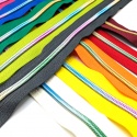 Cremallera continua  de nylon 5mm, colección Irisada colores