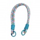 Asa de mano/ colgante de bolso bicolor de 33cm