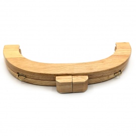 Boquilla de madera para bolsos