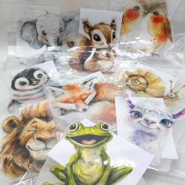 TRANSFER textil colección animalitos