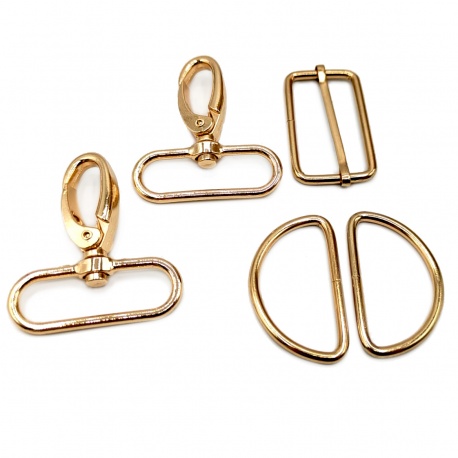 Pack de bolso piquetes, regulador y mosquetones GOLD