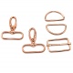 Pack de bolso piquetes, regulador y mosquetones ORO ROSA