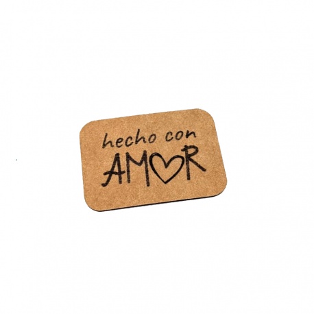 Etiqueta Ecopiel HECHO CON AMOR
